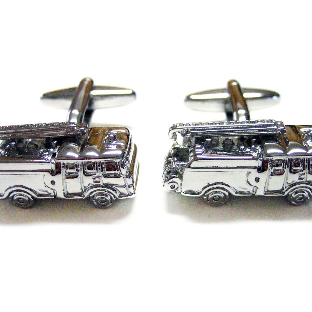 Chrome Fire Engine Cufflinks